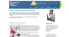 Desktop Screenshot of americanmediatraining.com